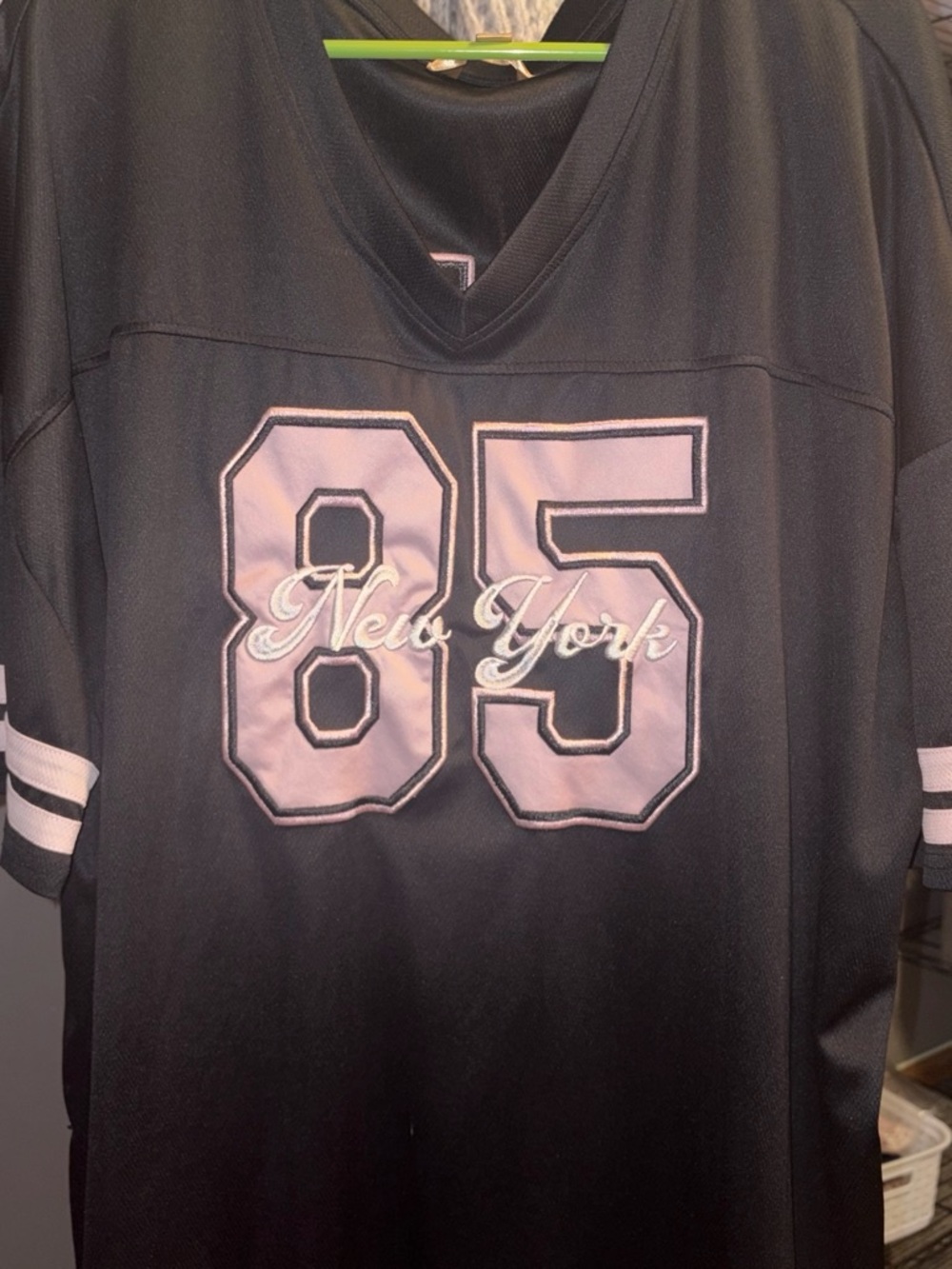 Black '85 New York Mesh Jersey Top - Women's